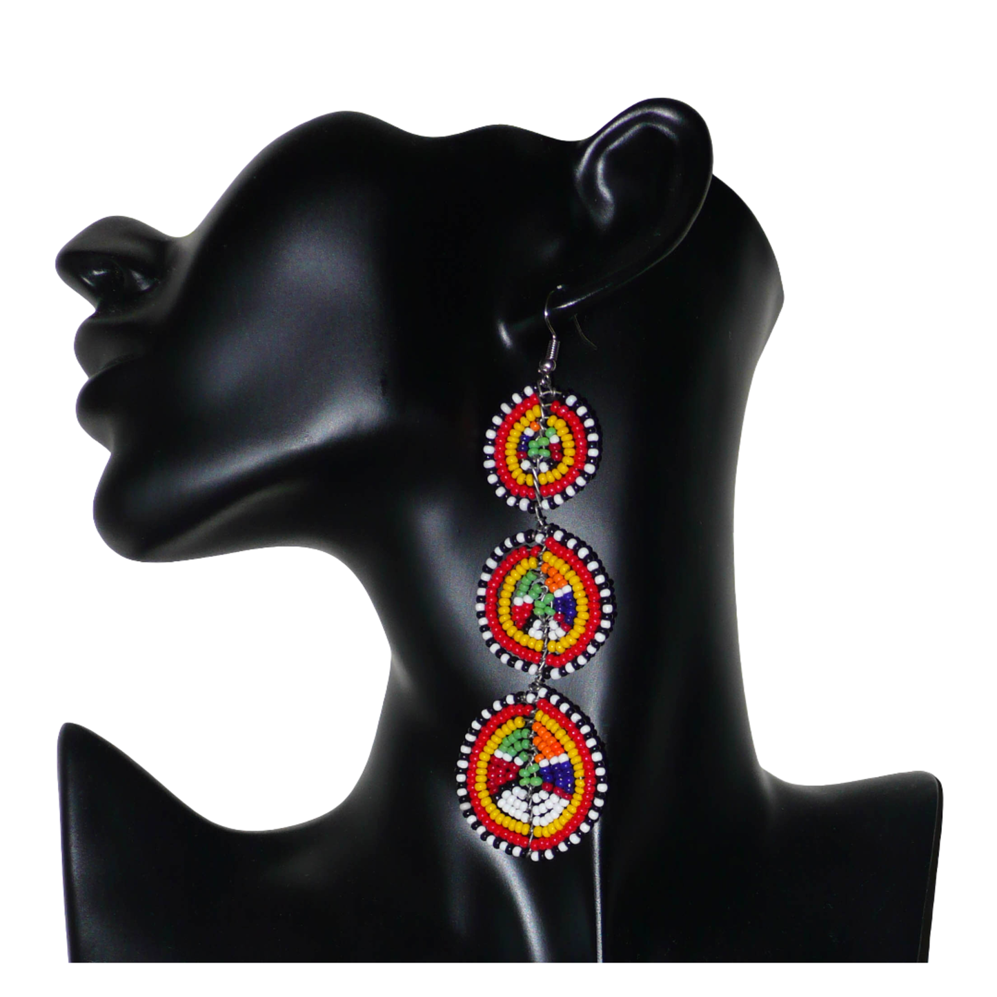 Parure de bijoux africains Massai style 70s