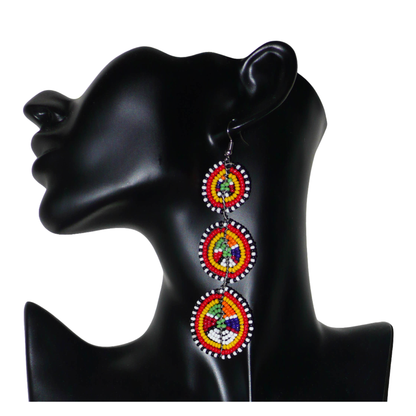 Parure de bijoux africains Massai style 70s