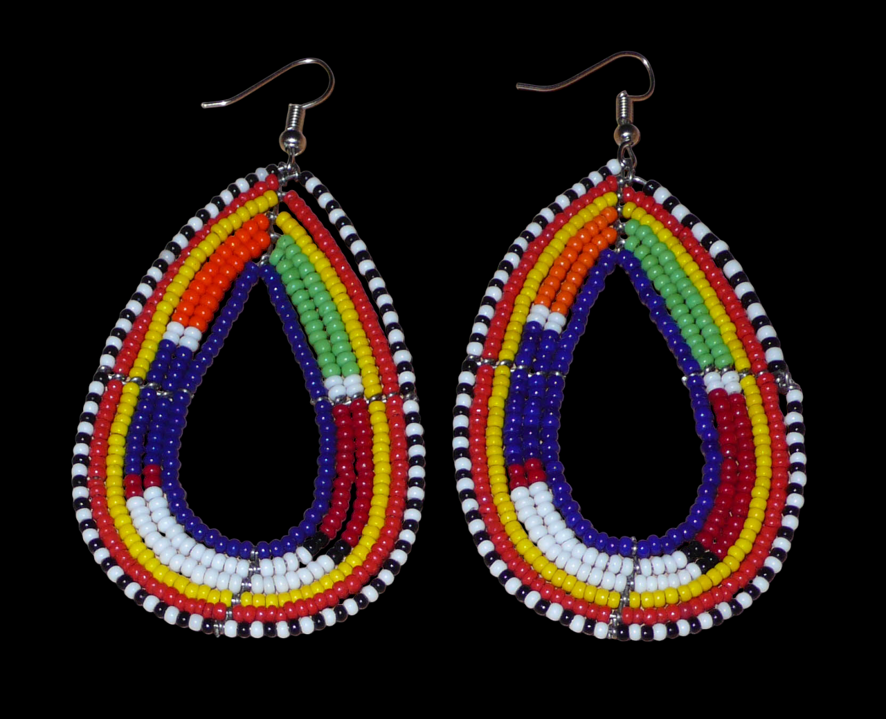 Boucles d'oreilles Massai traditionnelles