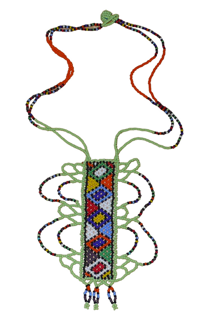 Collier africain avec pendentif zoulou