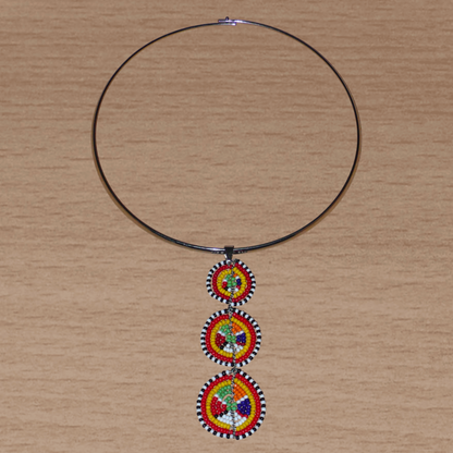 Parure de bijoux africains Massai style 70s