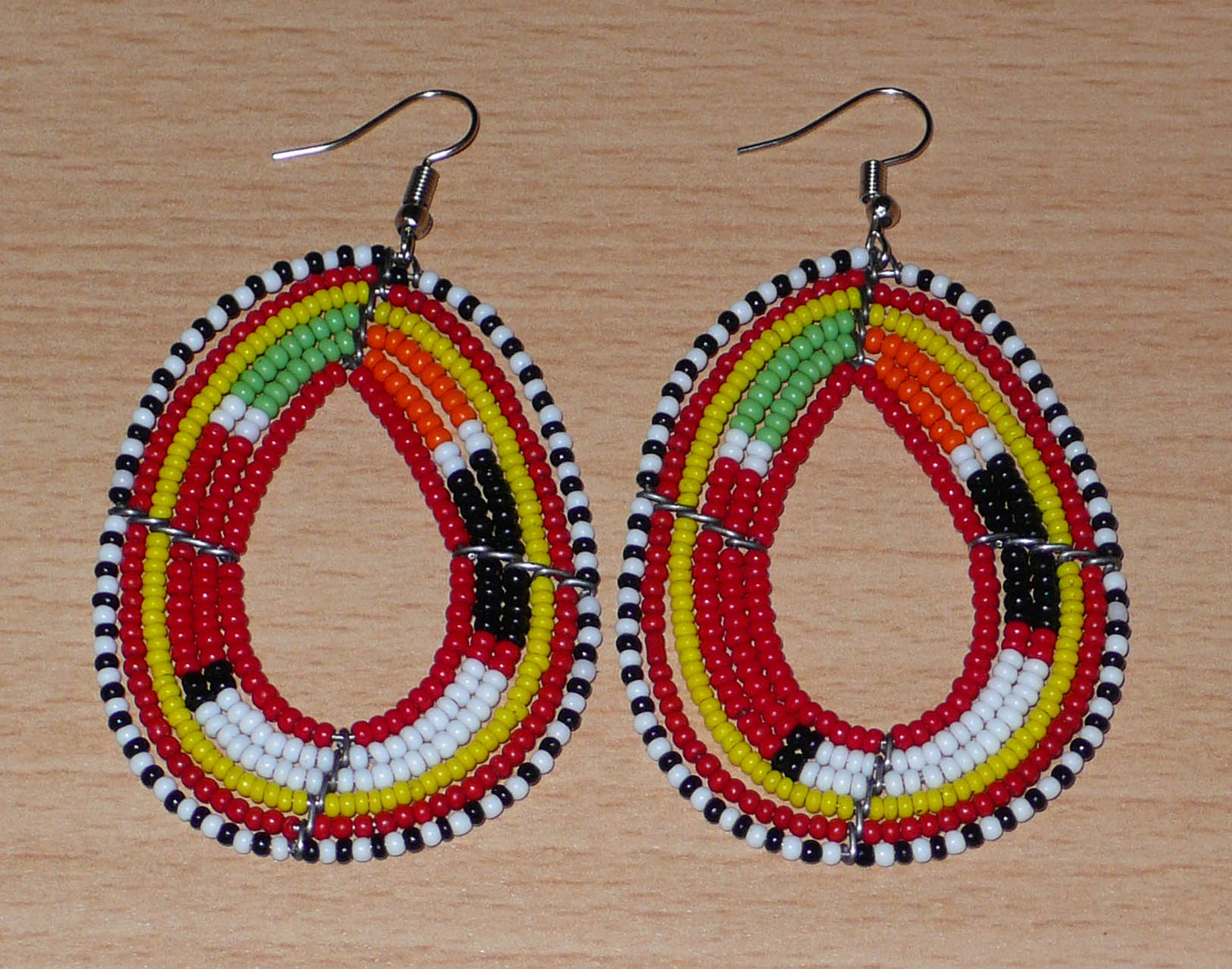 Boucles d'oreilles africaines tribales