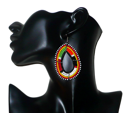 Boucles d'oreilles traditionnelles Massai