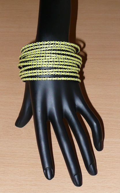 Bracelets bohème jaunes